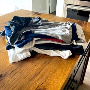 lot/bundle of 20 boys size 10/12 shirts